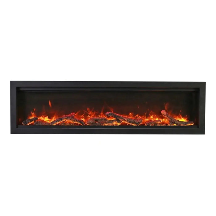 Amantii 74" Symmetry Bespoke Built-In Electric Fireplace with Wifi and Sound Amantii