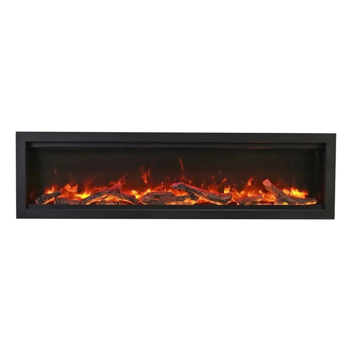 Amantii 74" Symmetry Bespoke Built-In Electric Fireplace with Wifi and Sound Amantii