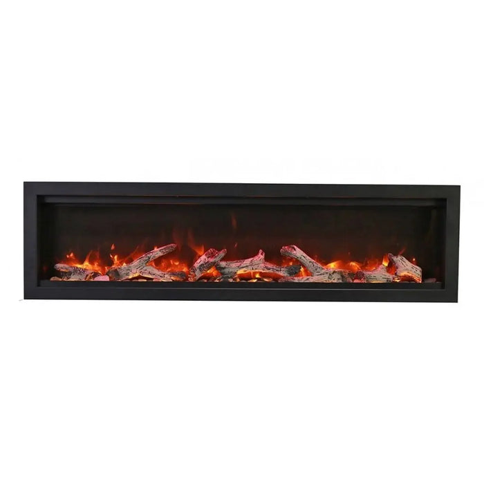 Amantii 74" Symmetry Bespoke Built-In Electric Fireplace with Wifi and Sound Amantii