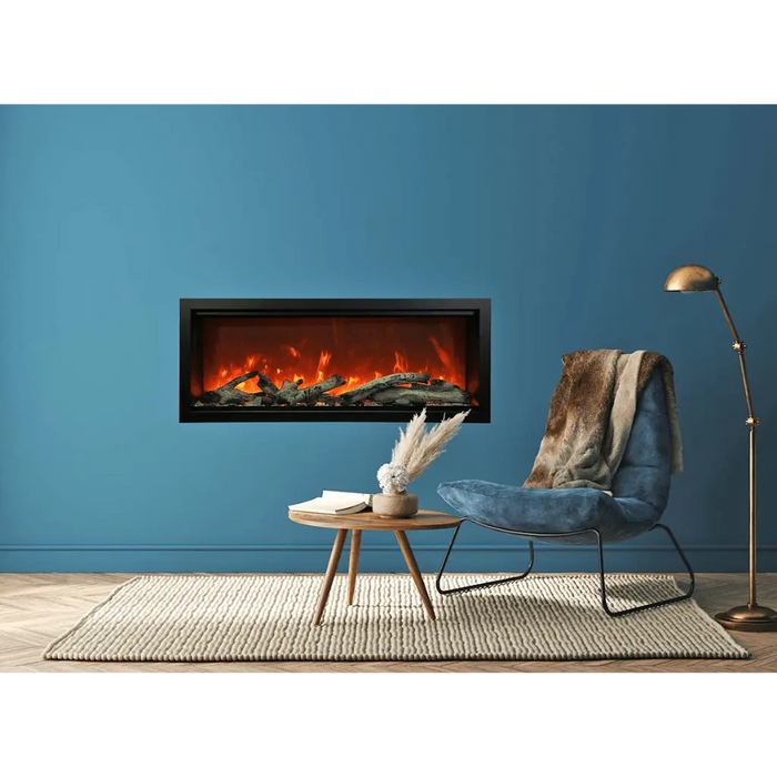 Amantii 74" Symmetry Bespoke Extra Tall Electric Fireplace Amantii