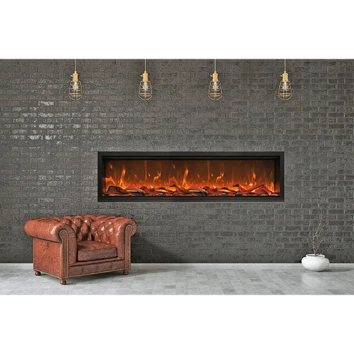 Amantii 74" Symmetry Extra Tall Built-in Smart WiFi Electric Fireplace Amantii