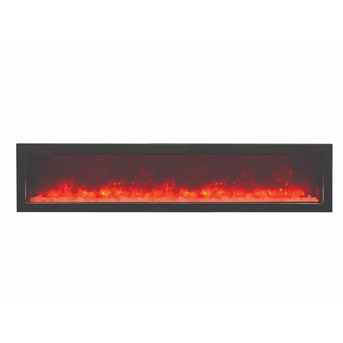 Amantii 88" Panorama Slim Indoor or Outdoor Electric Fireplace Amantii