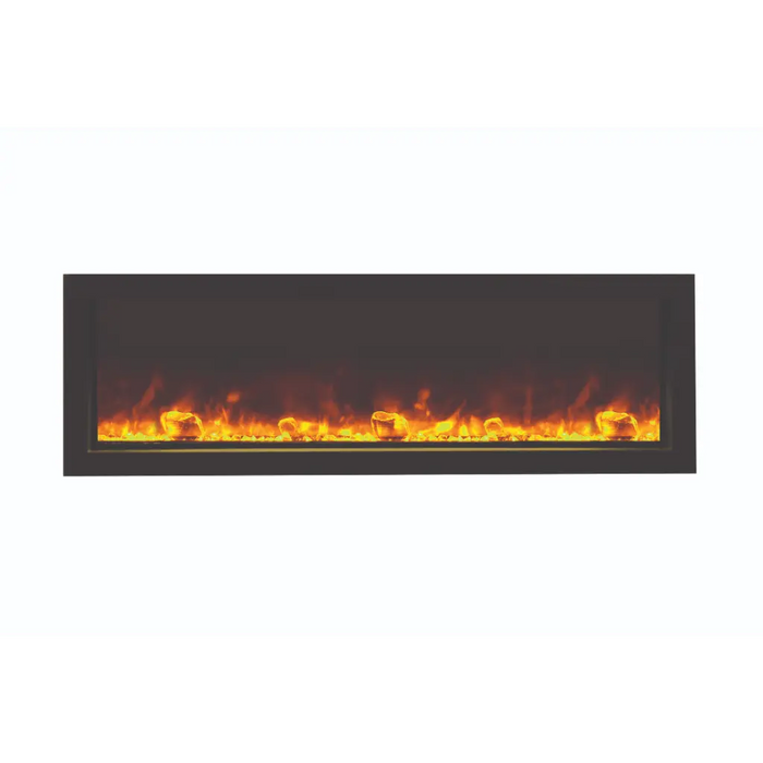 Amantii 88" Panorama Slim Indoor or Outdoor Electric Fireplace Amantii