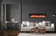 Symmetry Bespoke with glass chunk media (60" model shown)