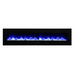 Amantii 88" Wall Mount/Flush Mount Electric Fireplace with Glass Surround Amantii