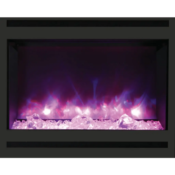 Amantii Decorative Steel Surround for 31" Zero Clearance Electric Fireplace Amantii
