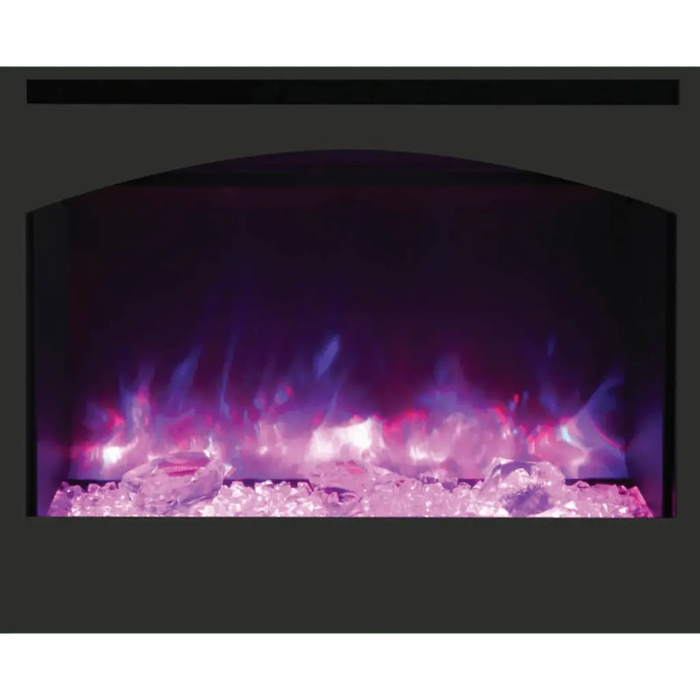 Amantii Decorative Steel Surround for 31" Zero Clearance Electric Fireplace Amantii
