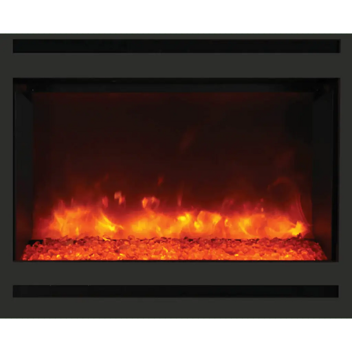 Amantii Decorative Steel Surround for 31" Zero Clearance Electric Fireplace Amantii