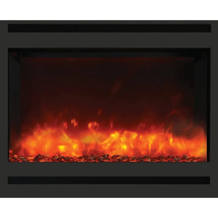 Amantii Decorative Steel Surround for 31" Zero Clearance Electric Fireplace Amantii