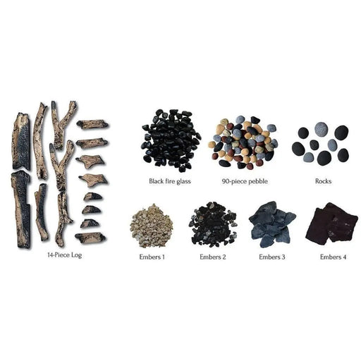 Amantii Designer Media Kits Accessory For Gas and Electric Fireplaces Amantii