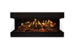 Amantii Signature MultiView Holo Electric Fireplace - three-sided fireplace, front view (view 2)