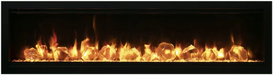 Amantii Symmetry Lumina 60" Indoor Outdoor Built-in Smart Electric Fireplace Amantii Dreamwood Living