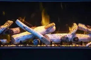 Amantii Symmetry Lumina 60" Indoor Outdoor Built-in Smart Electric Fireplace Amantii Dreamwood Living
