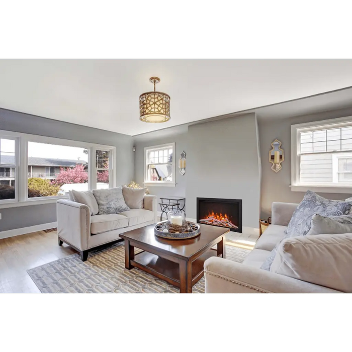 Amantii TRD 33" Traditional Bespoke Indoor/Outdoor Electric Insert Fireplace Amantii