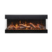 Amantii Tru View Bespoke 45" 3 Sided Indoor / Outdoor Electric Fireplace Amantii