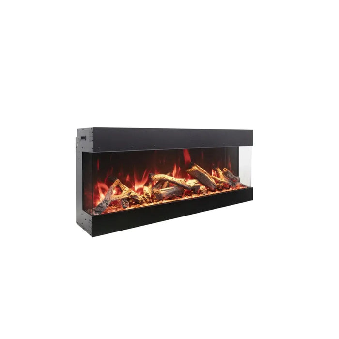 Amantii Tru View Bespoke 45" 3 Sided Indoor / Outdoor Electric Fireplace Amantii