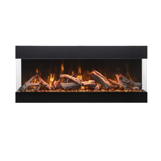 Amantii Tru View Bespoke 55" 3 Sided Indoor / Outdoor Electric Fireplace Amantii