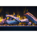 Amantii Tru View Bespoke 55" 3 Sided Indoor / Outdoor Electric Fireplace Amantii
