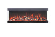 Amantii Tru View Bespoke 65" 3 Sided Indoor / Outdoor Electric Fireplace Amantii