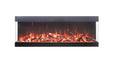 Amantii Tru View Bespoke 65" 3 Sided Indoor / Outdoor Electric Fireplace Amantii