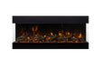 Amantii Tru View Bespoke 75" 3 Sided Indoor / Outdoor Electric Fireplace Amantii