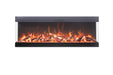 Amantii Tru View Bespoke 85" 3 Sided Indoor/Outdoor Electric Fireplace Amantii