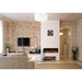 Amantii Tru-View 60" Three Sided Slim Glass Electric Fireplace Amantii