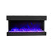 Amantii Tru-View 60" Three Sided Slim Glass Electric Fireplace Amantii