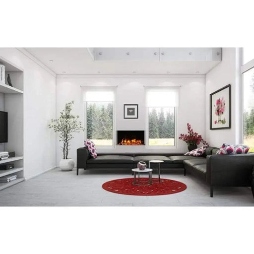 Amantii Tru-View 60" Three Sided Slim Glass Electric Fireplace Amantii
