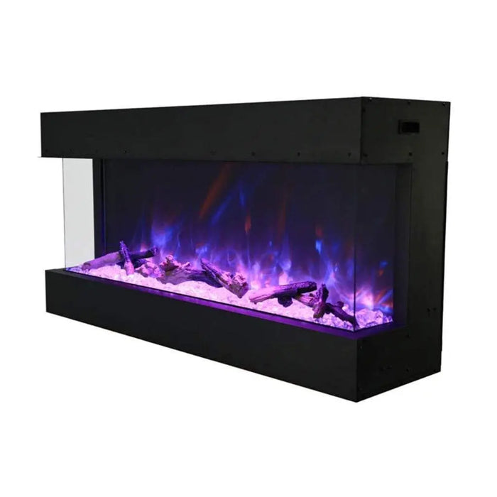 Amantii Tru-View XL Deep 40" Built-In Three Sided Electric Fireplace Amantii