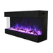 Amantii Tru-View XL Deep 40" Built-In Three Sided Electric Fireplace Amantii
