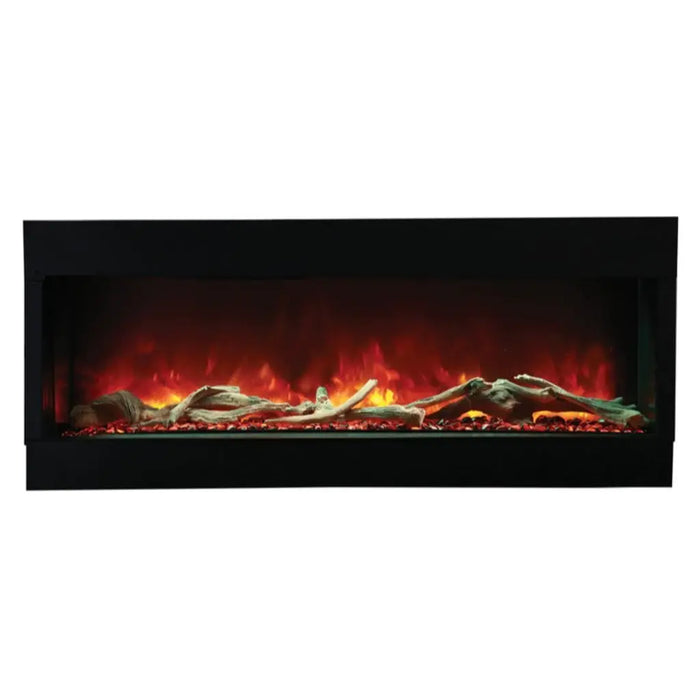 Amantii Tru-View XL Deep 60" Built-In Three Sided Electric Fireplace Amantii