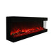 Amantii Tru-View XL Deep 72" Built-In Three Sided Electric Fireplace Amantii