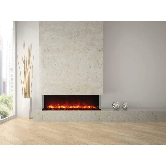 Amantii Tru-View XL Deep 72" Built-In Three Sided Electric Fireplace Amantii