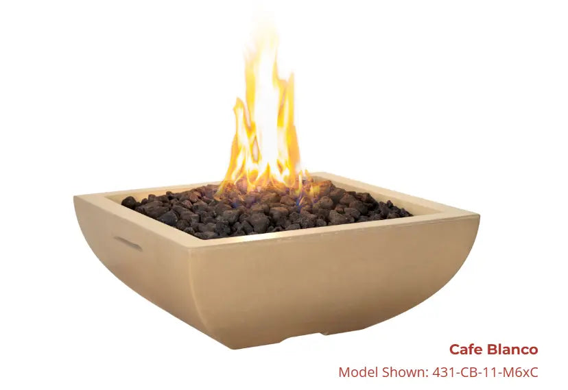 American Fyre Designs 30″ Bordeaux Petite Square Fire Bowl American Fyre Designs Dreamwood Living