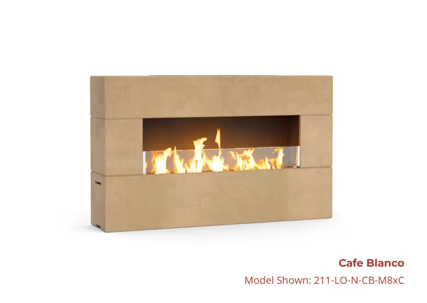 American Fyre Designs 72" Milan Low Linear Fireplace American Fyre Designs Dreamwood Living