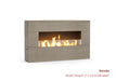 American Fyre Designs 72" Milan Low Linear Fireplace American Fyre Designs Dreamwood Living