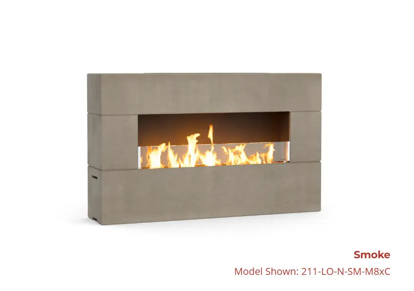 American Fyre Designs 72" Milan Low Linear Fireplace American Fyre Designs Dreamwood Living