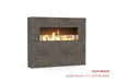 American Fyre Designs 72" Milan Tall Linear Fireplace American Fyre Designs Dreamwood Living