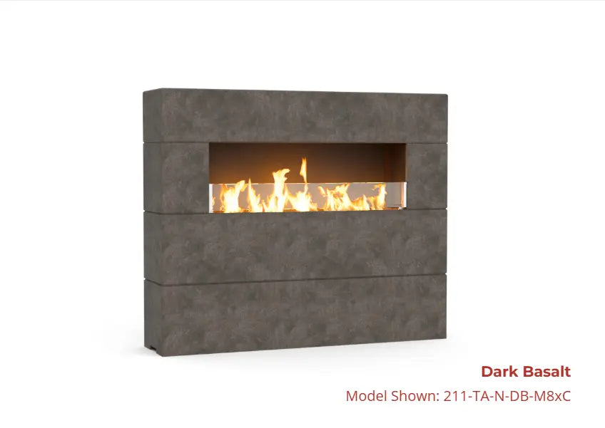 American Fyre Designs 72" Milan Tall Linear Fireplace American Fyre Designs Dreamwood Living