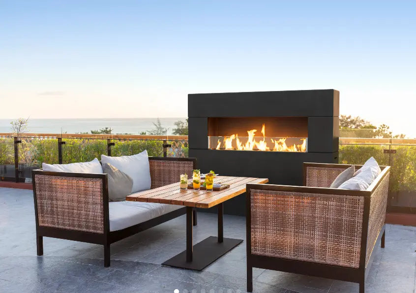 American Fyre Designs 72" Milan Tall Linear Fireplace American Fyre Designs Dreamwood Living