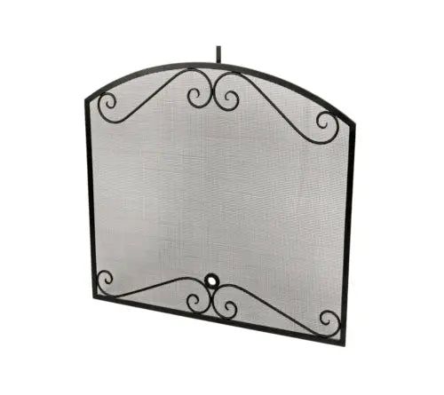 American Fyre Designs Arched Black Scroll Screen American Fyre Designs Dreamwood Living