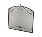 American Fyre Designs Arched Black Scroll Screen American Fyre Designs Dreamwood Living