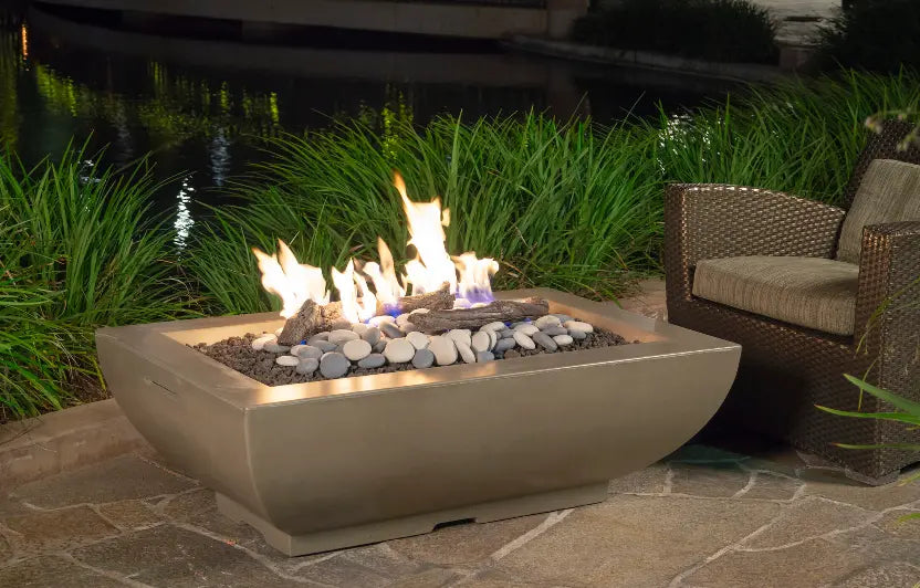American Fyre Designs Bordeaux Rectangle Fire Bowl American Fyre Designs Dreamwood Living