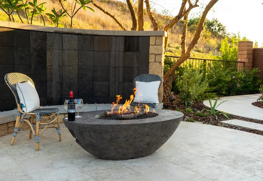 American Fyre Designs Calais Oval Firetable American Fyre Designs Dreamwood Living