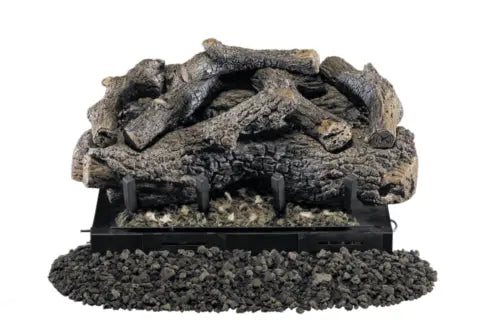 American Fyre Designs Charred Frontier Oak (Vent-Free) Log Sets For Fireplaces American Fyre Designs Dreamwood Living