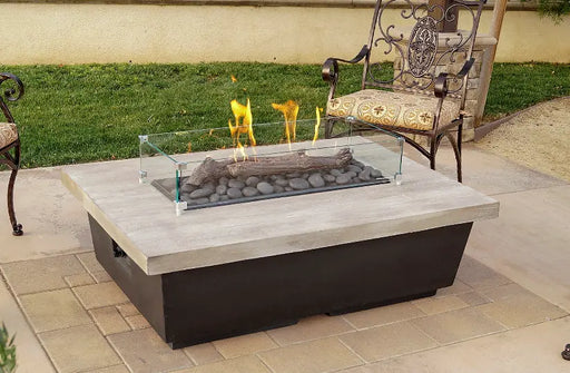 American Fyre Designs Contempo Rectangle Reclaimed Wood Firetable American Fyre Designs Dreamwood Living