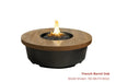 American Fyre Designs Contempo Round Reclaimed Wood Firetable American Fyre Designs Dreamwood Living