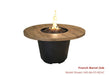 American Fyre Designs Cosmopolitan Round Reclaimed Wood Firetable American Fyre Designs Dreamwood Living
