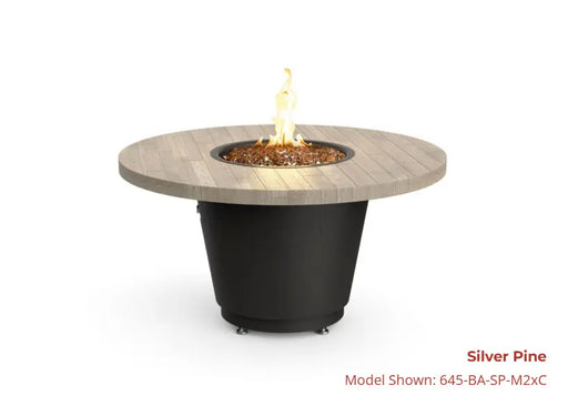 American Fyre Designs Cosmopolitan Round Reclaimed Wood Firetable American Fyre Designs Dreamwood Living
